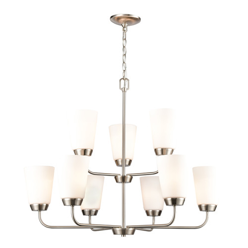 Winslow 30'' Wide 9-Light Chandelier - Brushed Nickel (CN310922)