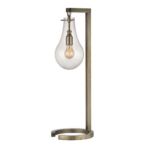 Teardrop 29'' High 1-Light Table Lamp - Antique Brass (D330)