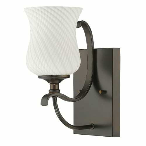 Evelyn 1-Light Oil-Rubbed Bronze Sconce (IN41350ORB)