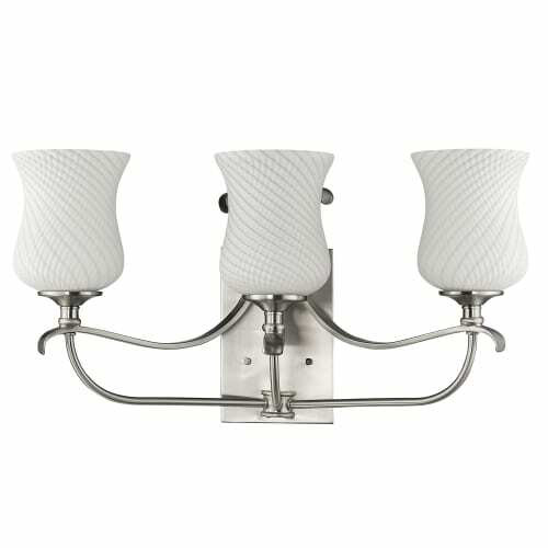 Evelyn 3-Light Satin Nickel Vanity Light (IN41352SN)