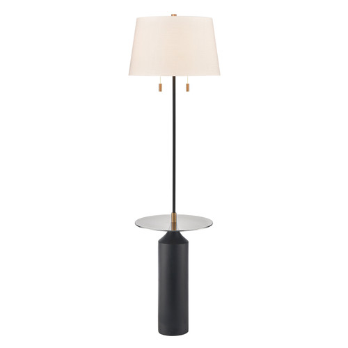 Shelve It 65'' High 2-Light Floor Lamp - Matte Black (H0019-9584)