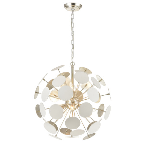 Modish 21'' Wide 6-Light Chandelier - Matte White (18285/6)