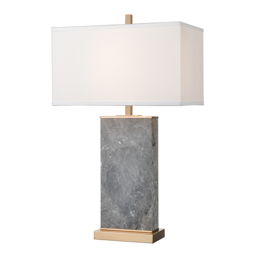 Archean 30'' High 1-Light Table Lamp - Gray Marble (D4507)