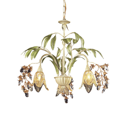 Huarco 23'' Wide 3-Light Chandelier - Sage Green (86052)