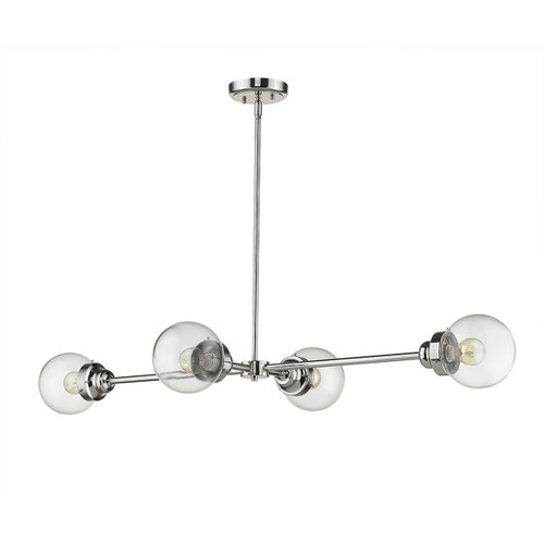 Portsmith 4-Light Polished Nickel Island Pendant (IN21222PN)