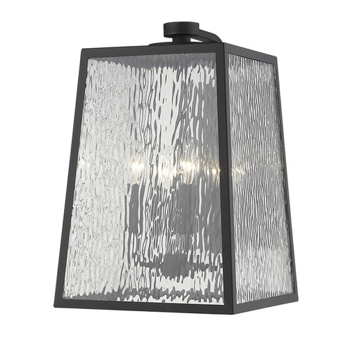 Hirche 4-Light Matte Black Wall Light (1622BK)