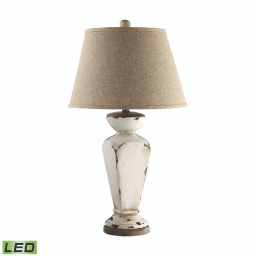 Cadence 32.25'' High 1-Light Table Lamp - Antique Cream - Includes LED Bulb (90032-LED)