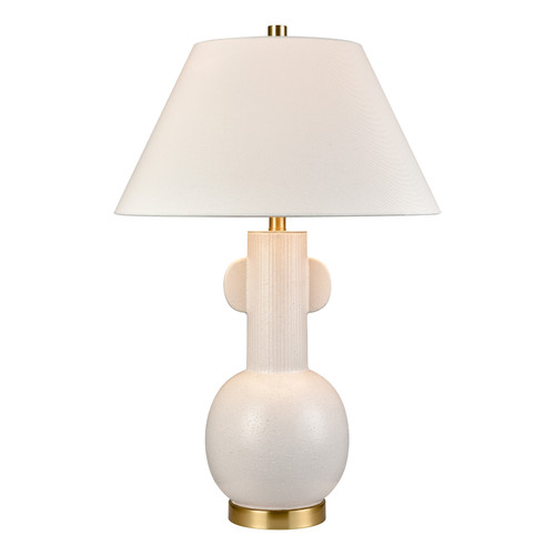 Avrea 29.5'' High 1-Light Table Lamp - White Glaze (H0019-11078)