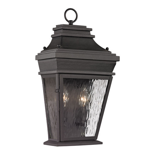 Forged Provincial 18'' High 2-Light Outdoor Sconce - Charcoal (47052/2)