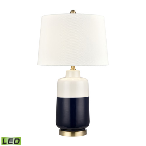 Shotton 27'' High 1-Light Table Lamp - Navy - Includes LED Bulb (S0019-9490-LED)