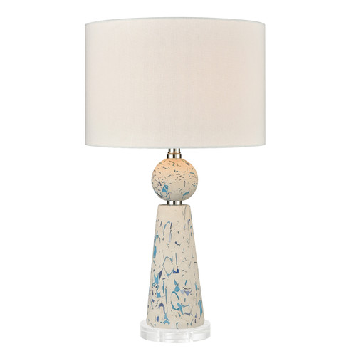 Libertine Table Lamp in White and Blue (D4283)