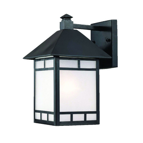 Artisan 1-Light Matte Black Wall Light (9022BK)