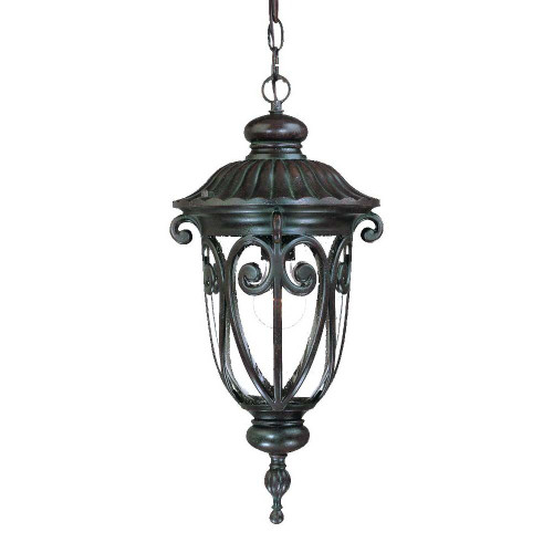 Naples 1-Light Marbelized Mahogany Hanging Light (2116MM)