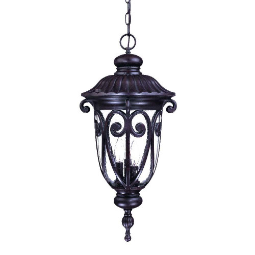 Naples 3-Light Marbelized Mahogany Hanging Light (2126MM)