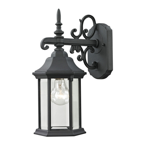 Spring Lake 15'' High 1-Light Outdoor Sconce - Matte Textured Black (8611EW/65)