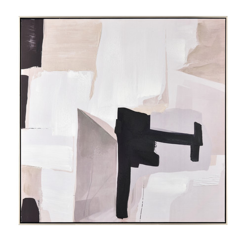 Blanc I Abstract Framed Wall Art (S0017-10701)