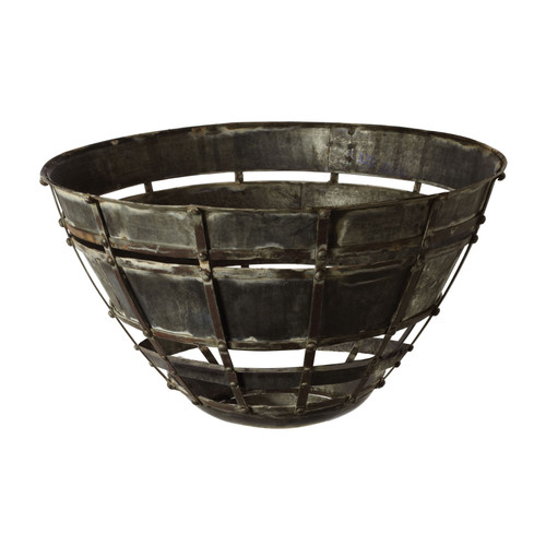 Colossal Fortress Bowl - Distressed Silver (135005)