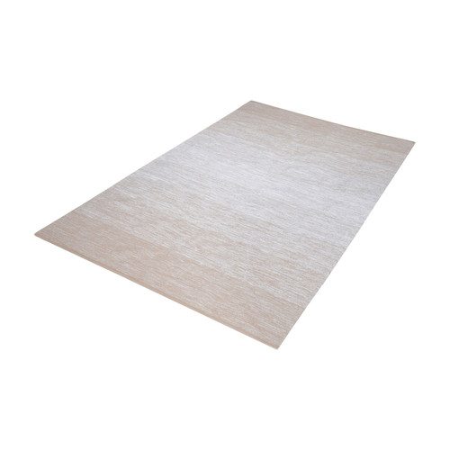 Delight Handmade Cotton Rug in Beige and White (8905-030)