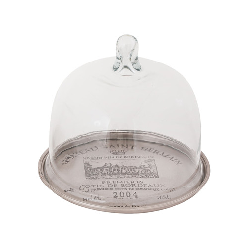 French Winery Tray with Cloche (TRAY003F)