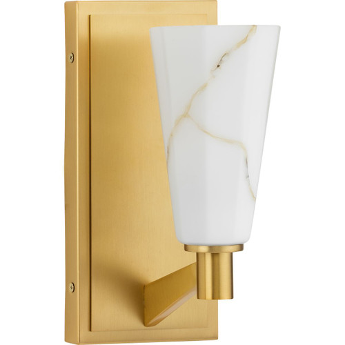 Tosca Collection One-Light Brushed Bronze Modern Luxe Wall Bracket (P710138-109)