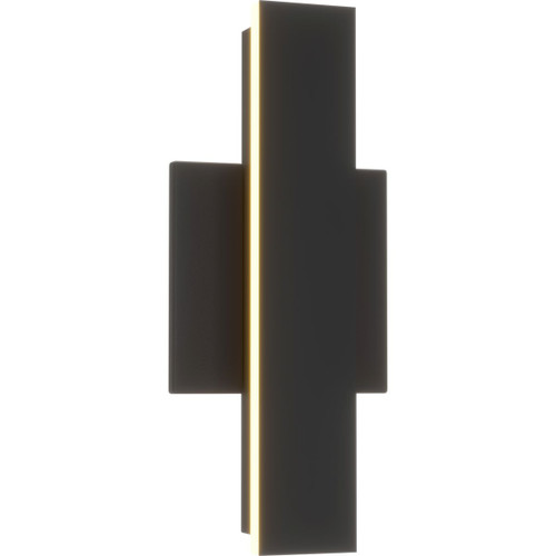 Z-2040 Collection LED Matte Black Contemporary Small Outdoor Wall Light (P560366-31M-CS)