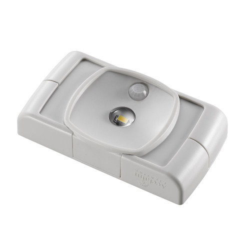 Battery Operated LED Dove Gray Compact Thin Profile Spotlight (B110GR)