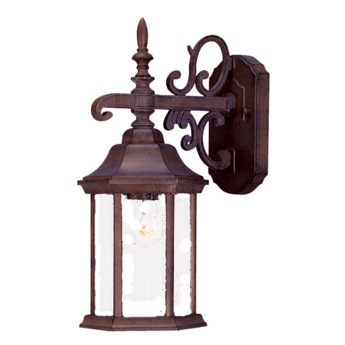 Madison 1-Light Burled Walnut Wall Light (5183BW/SD)