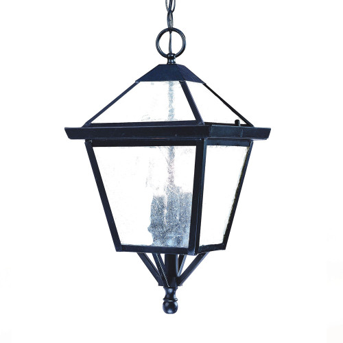 Bay Street 3-Light Matte Black Hanging light (7626BK)