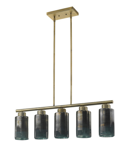 Monet 5-Light Brass Pendant (TP20051BR)