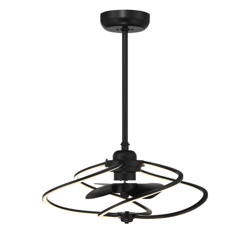 Hydra LED Fan D'Lier in Matte Black (24-FD-945-89)
