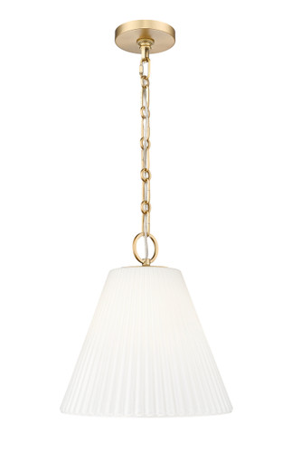 Z-Lite Alaric 1 Light Pendant in Modern Gold (3042P14-MGLD)