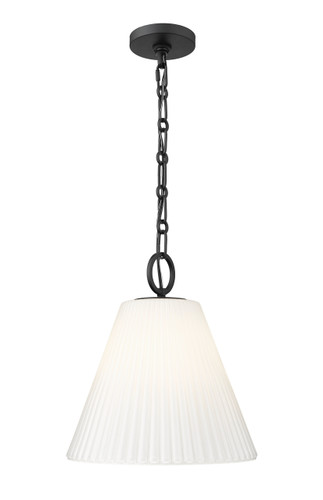 Alaric 1 Light Pendant in Matte Black (3042P14-MB)