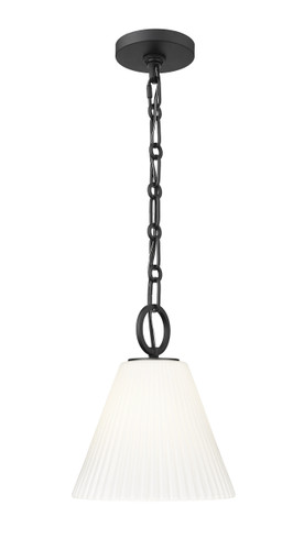 Alaric 1 Light Pendant in Matte Black (3042P10-MB)