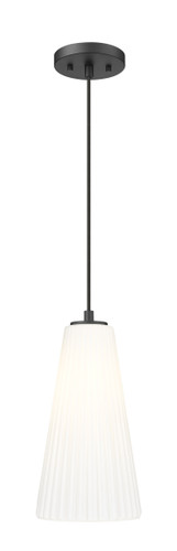 Farrell 1 Light Pendant in Matte Black (3043P7-MB)