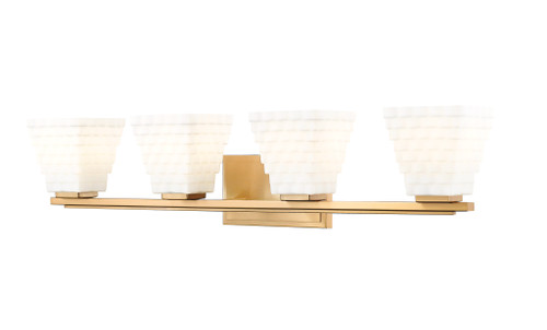 Annalise 4 Light Vanity in Modern Gold (7514-4V-MGLD)