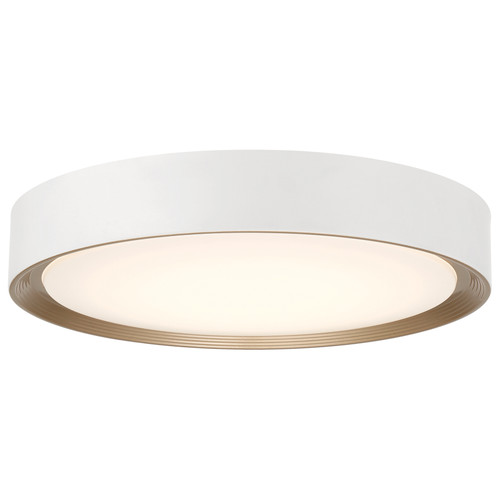 Malaga Color Selectable 1 Light 3CCT LED Flush Mount (49970LEDDCS-MWH/ACR)