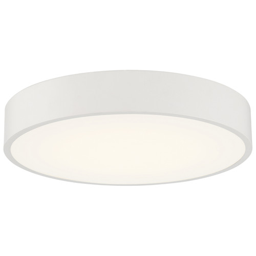 Como Color Selectable 1 Light 3CCT LED Flush Mount (49960LEDDCS-WH/ACR)