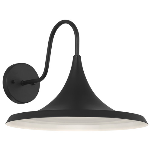 Pella 1 Light Outdoor LED Wall Mount (20382LEDDMG-BL)