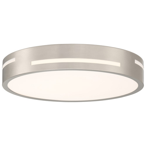 Harmony Brushed Steel LED Flush Mount (49945LEDD-BS/ACR)