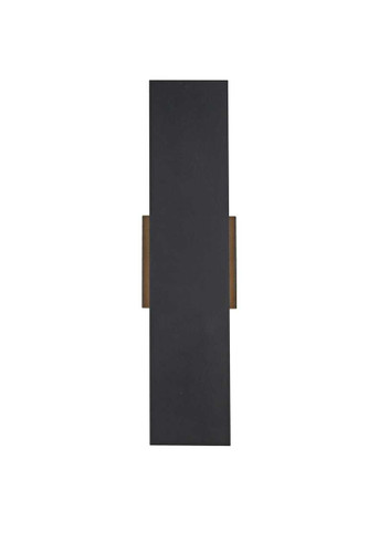 Waylen 4.5 X 18 Inch Outdoor Wall Sconce In Black (OD506W18BK)