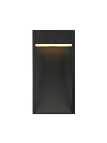 Elegant Furniture and Lighting Adriel 7.5 Inch Outdoor Wall Sconce In Black (OD504W15BK)