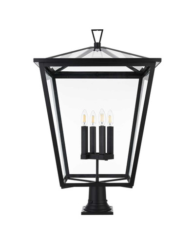 Oxford 20 Inch Outdoor Post Light In Black (OD334P33BK)