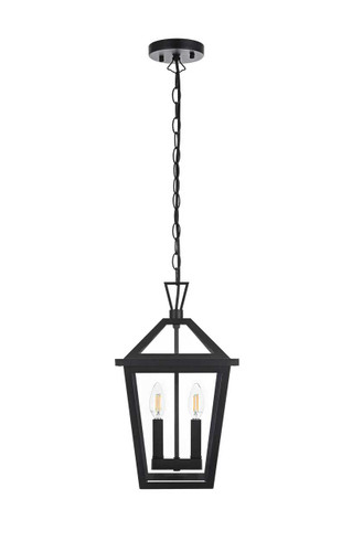 Frankford 10 Inch Outdoor Pendant In Black (OD334H17BK)