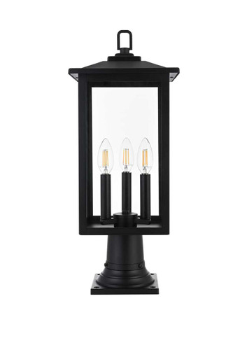 Carlisle 9 Inch Outdoor Post Light In Black (OD325P22BK)