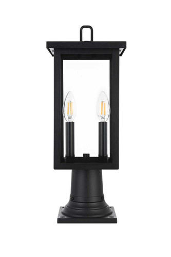 Venango 7 Inch Outdoor Post Light In Black (OD324P19BK)