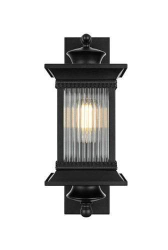 Collins 7 Inch Outdoor Wall Sconce In Black (OD316W19BK)