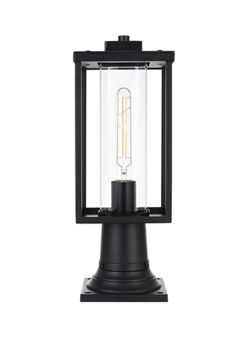 Elegant Furniture and Lighting Memphis 6 Inch Outdoor Post Light In Black (OD310P17BK)