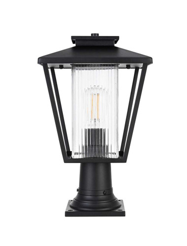 Gaul 10 Inch Outdoor Post Light In Black (OD306P17BK)