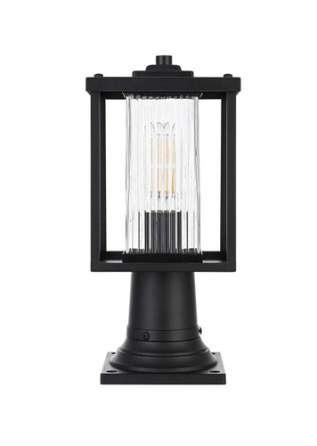 Dover 7 Inch Outdoor Post Light In Black (OD302P15BK)