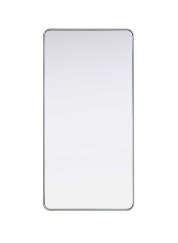 Contour Metal Rectangle Mirror 30X60 In Silver (MR8A3060SIL)